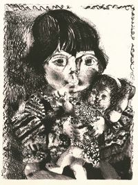 Michael Mathias Prechtl: &quot;Pamela mit Puppe&quot;, 1960